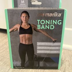 Toning Band Grey Mint Medium Resistance Marika Strong Sculpting Home  Workout