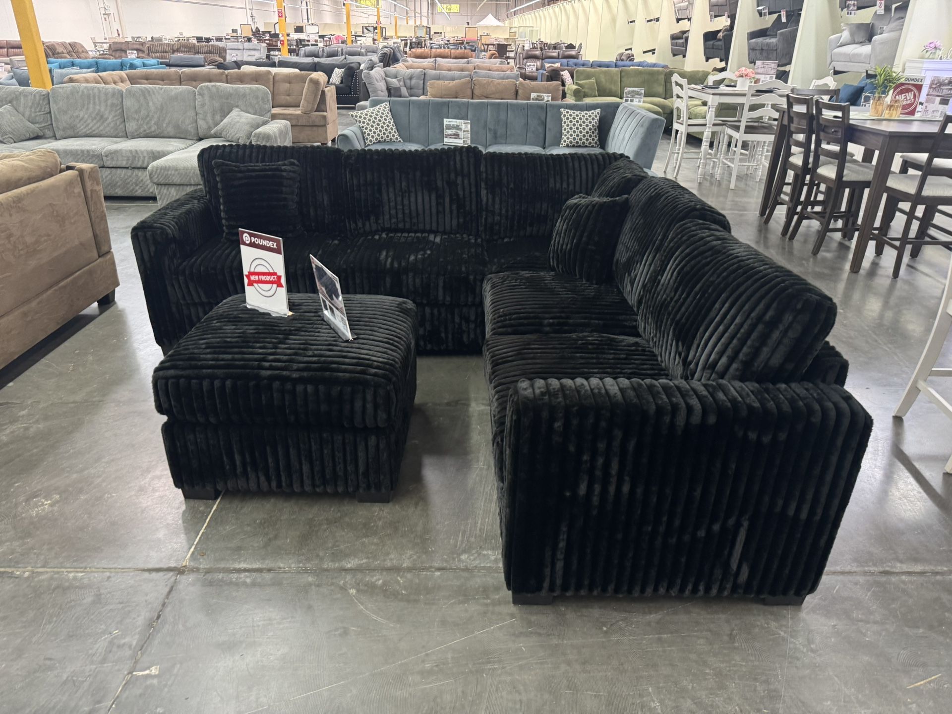 New Black Sofa