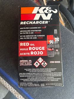K&N Recharger Air Filter Cleaning Kit Red