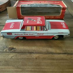 Two Coca-Cola Friction Cars 1960s With Boxes