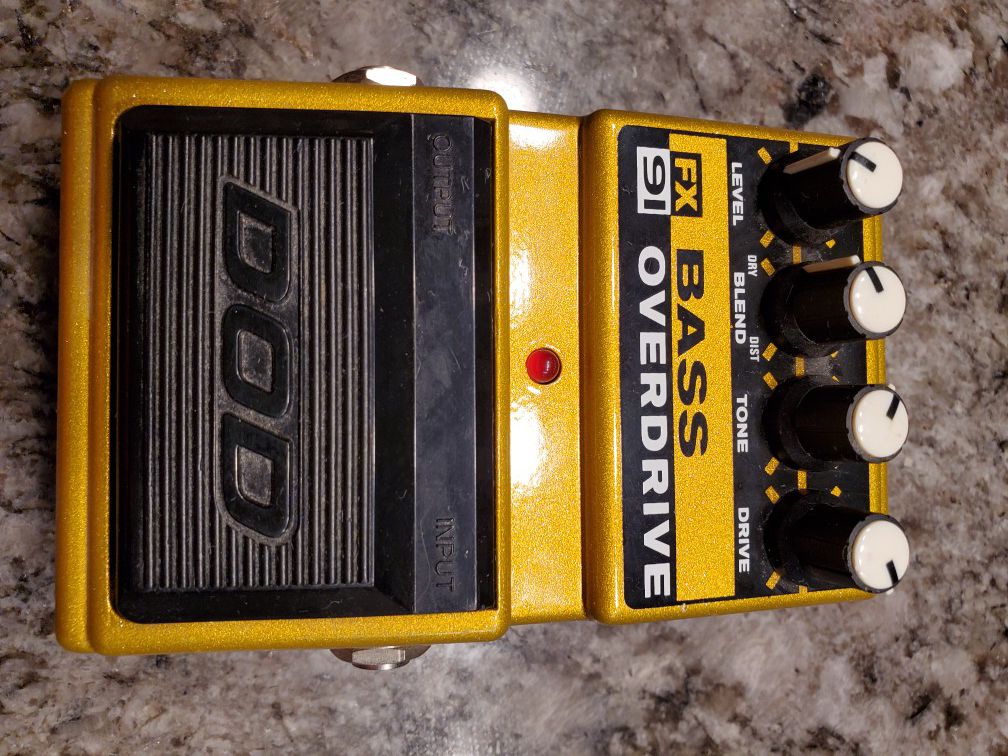 DOD FX 91 BASS DISTORTION hard to find AS IS NO CORD $55