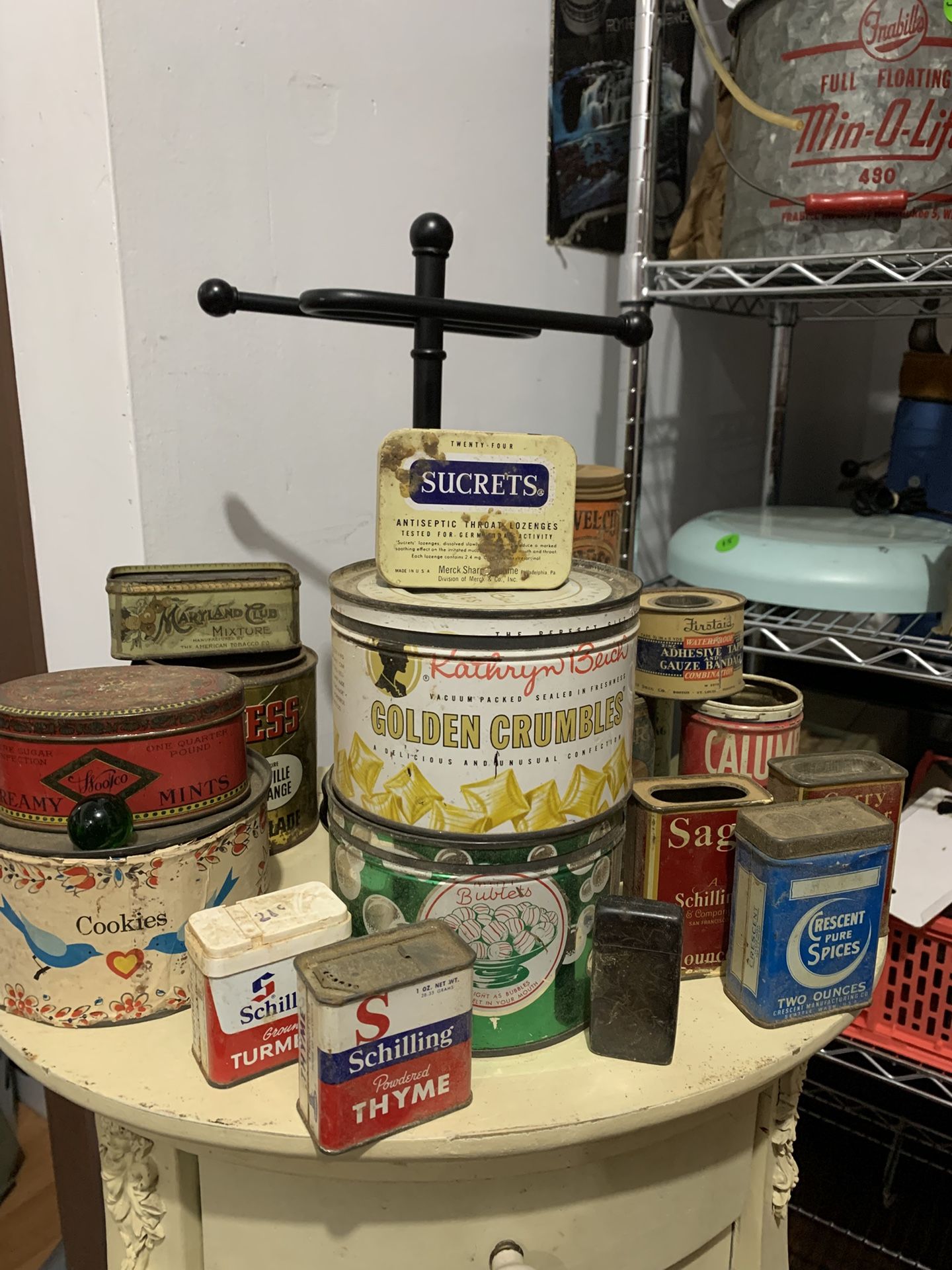 Antique Tins  