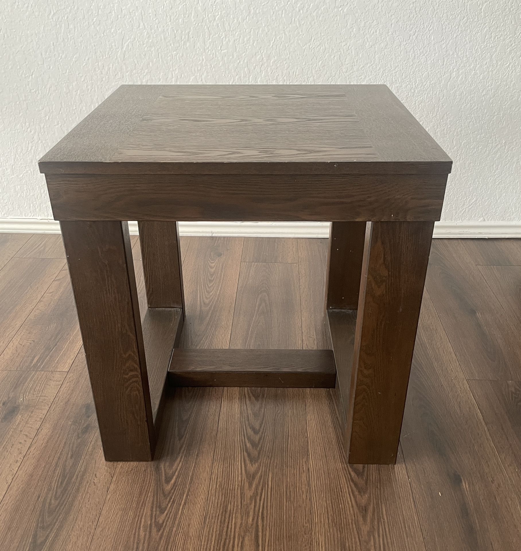 Hardwood - Dark Brown End Table