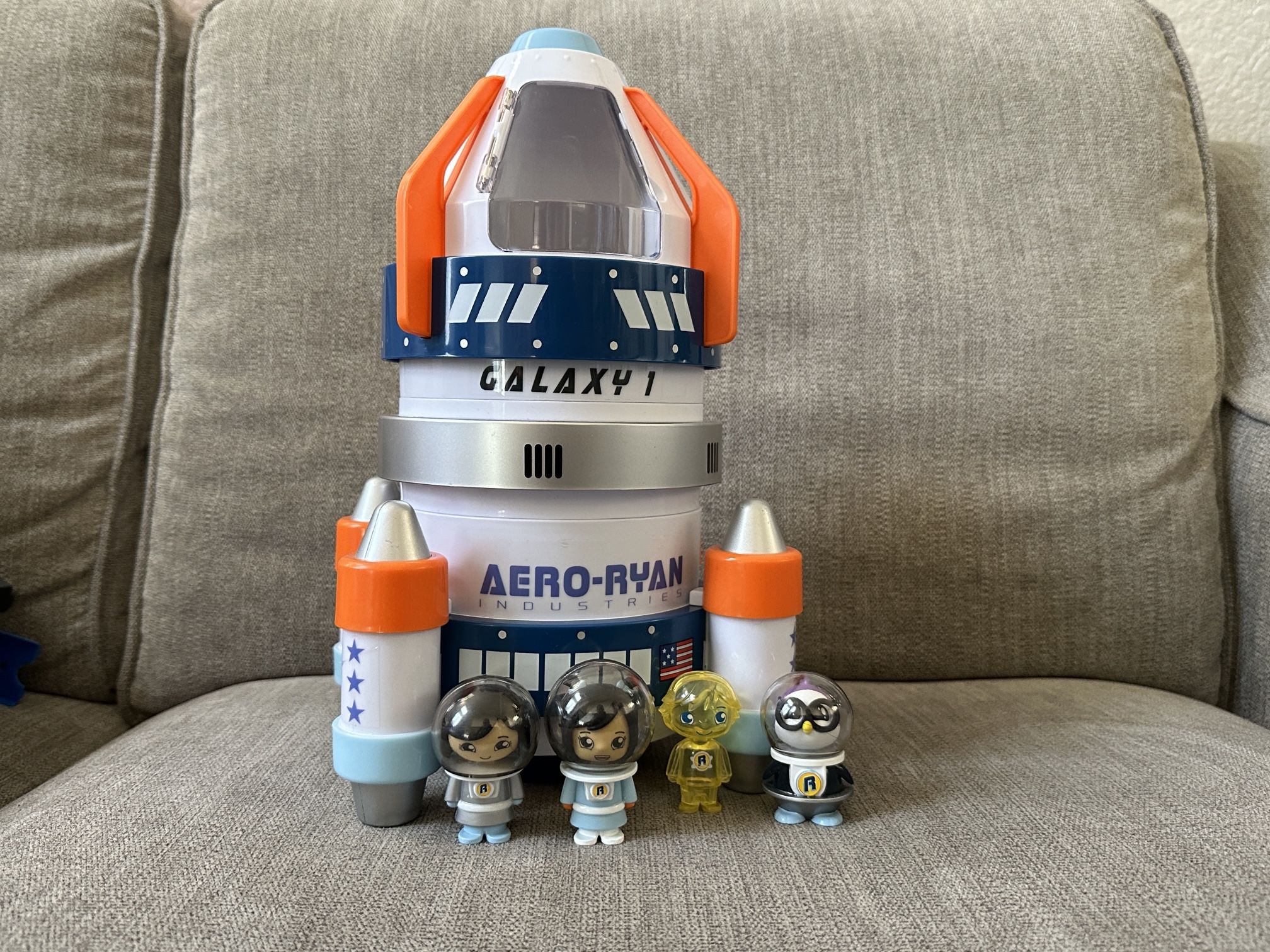 Ryan's World Galaxy Explorer Rocket Micro Figure Playset Toy