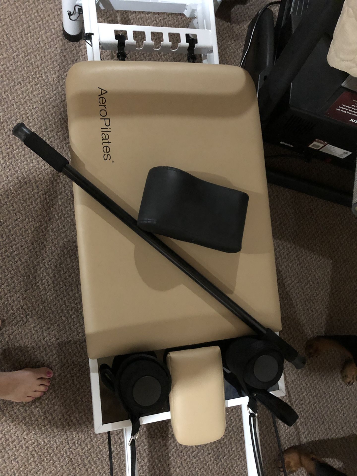 AeroPilates by Stamina 55-5110 5-Cord Pro Reformer with Rebounder and Stand NEW