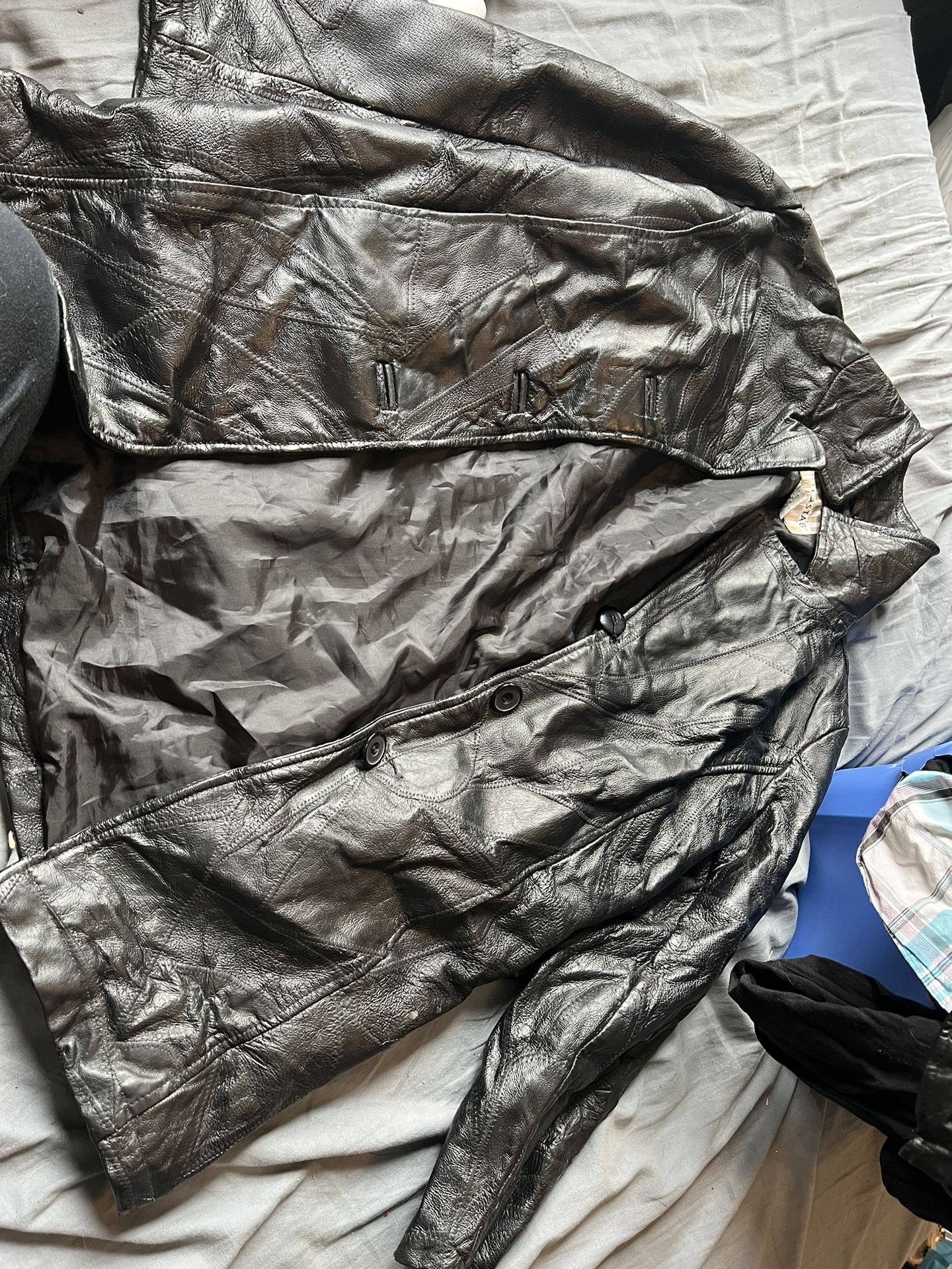 Leather Coats Woman’s Size Large Men’s Size 1x