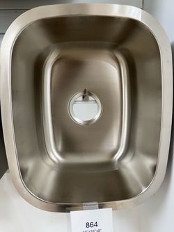 18x16x8 Stainless Steel Single Bowl Sink