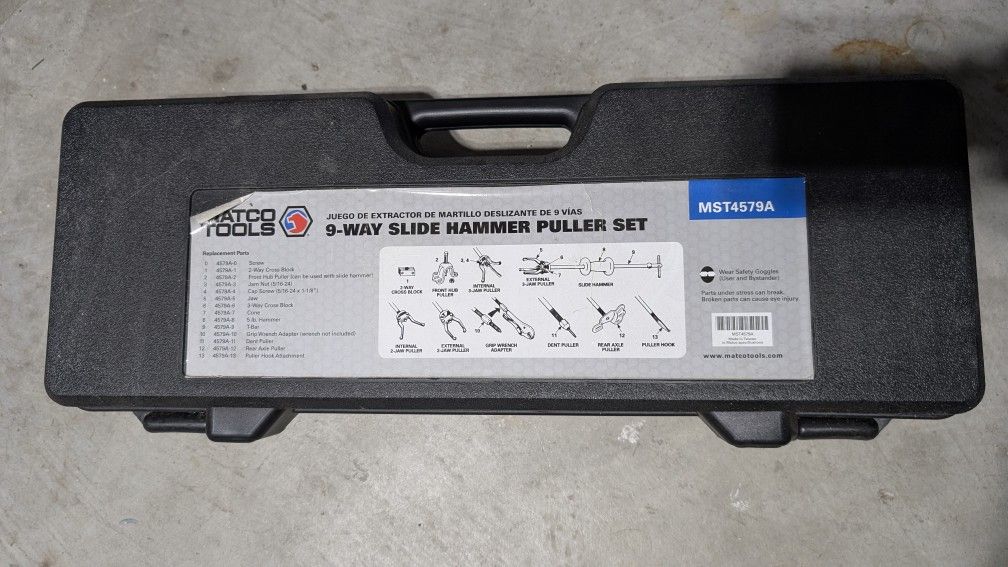 Matco Tools Slide Hammer Set
