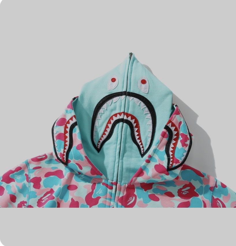 Pink-blue Bape, Men’s Large