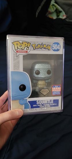 2021 Limited Editon Diamond Squirtle Funko POP (with protective case)