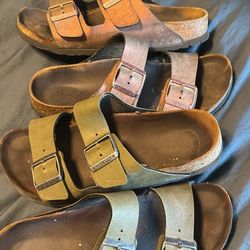 Two Pair Birkenstocks Size 39/8.5 Women’s 