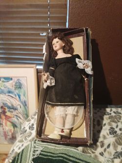 Big antique porcelain doll for sale