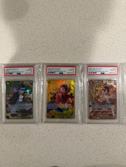 One Piece Card Game 3 Brothers PSA 10