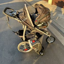 Graco Stroller, Car seat And Base Set