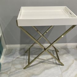 MOVING SALE  VERY BEAUTIFUL   LIKE NEW CONDITION  Room Service Tray and Holder  24” by 16” and height 34”  