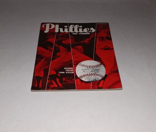 1965 Philadelphia Phillies Baseball Yearbook 