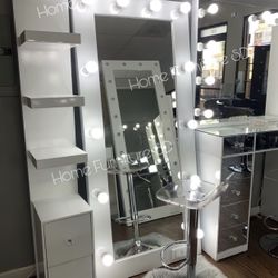 Vanity Full Length Mirror LED Lights Makeup✨New