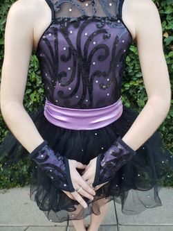 Girls "spider" dance costume