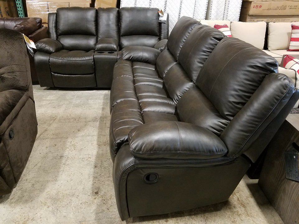 New Ashley furniture 2pc reclining set sofa and loveseat tax included free delivery