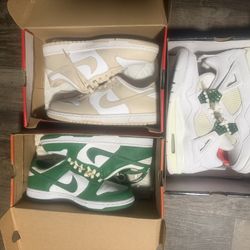 Nike Dunks Low And Jordan 4