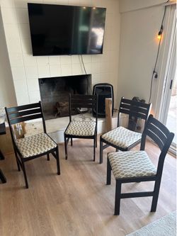 Dining table chairs