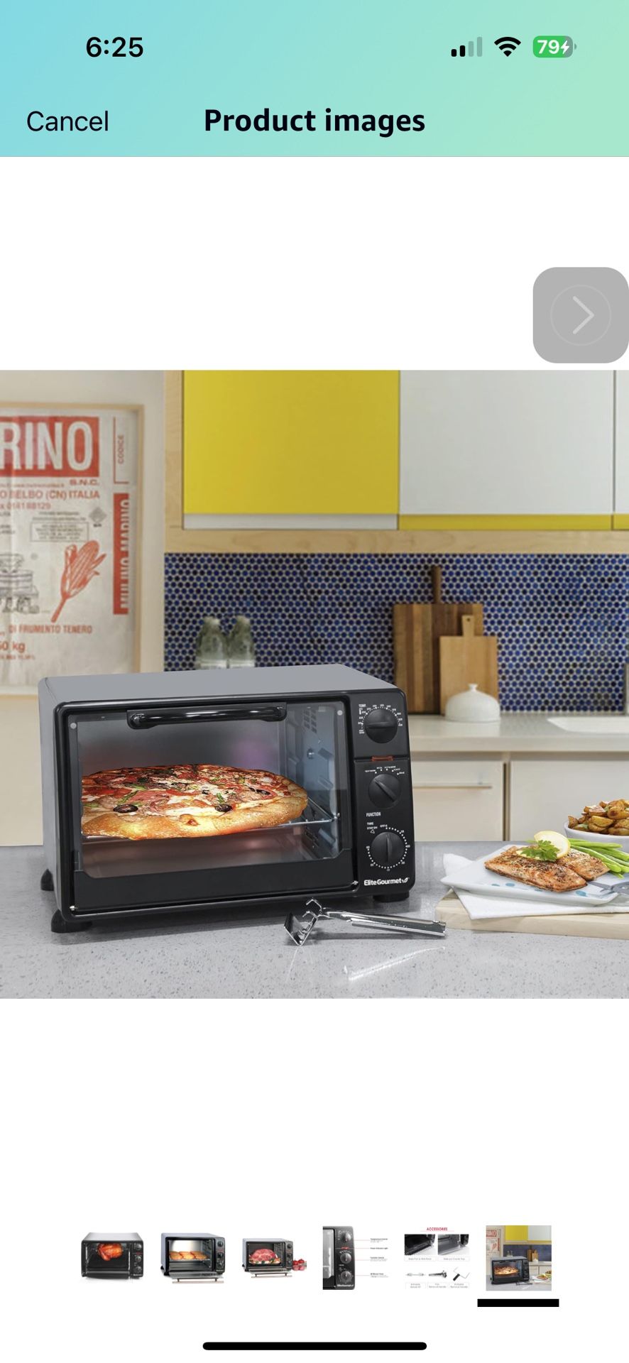 Elite Gourmet Countertop XL Toaster Oven