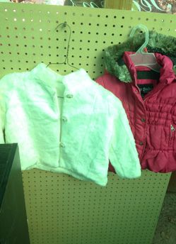 Jacket for girl size 3-4 $10.00 both