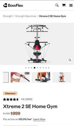 Bowflex  Xtreme Home Gym & Adjustable Dumbbells