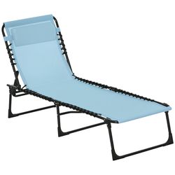 Folding Chaise Lounge Pool Chair