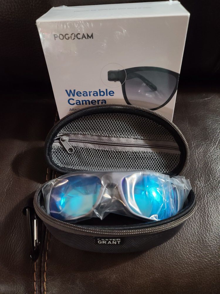 PogoCam Wearable Camera with Sunglasses