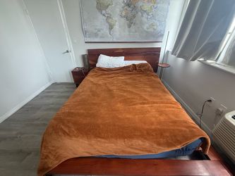 City furniture mid century bedroom set