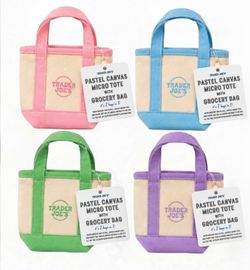 Trader Joe’s Micro tote bags
