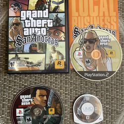 GTA SA (PS2) / GTA LCS (PS2 & PSP)