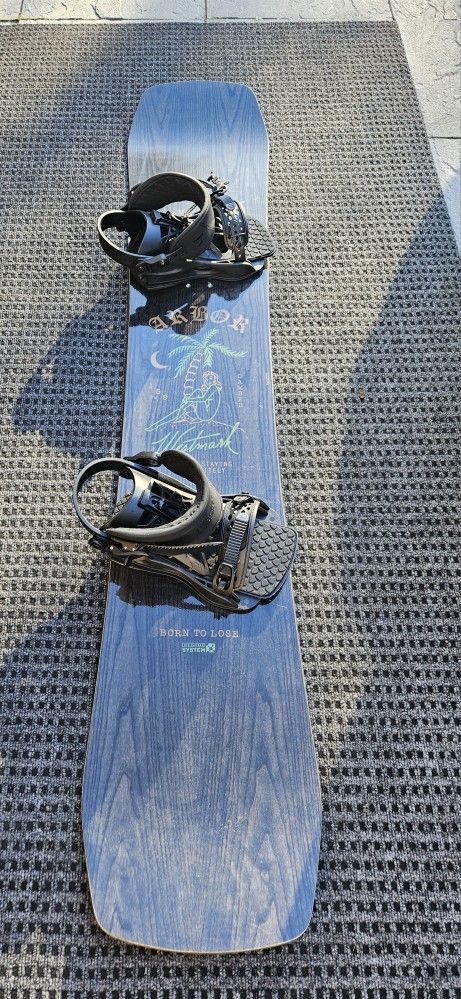 Arbor Snowboard w/ Bindings And Bag