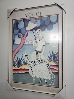 Vogue Vintage Magazine Cover Art Print