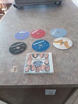 6 dvds movies and 1 music cd for free