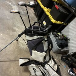 Golf Clubs And Bag