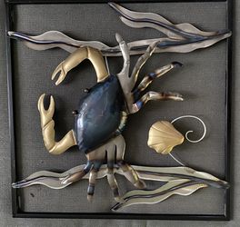 Metal Sea horse , crab frames $.10.00 each