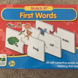 First Words. Match It!  30 Words $6