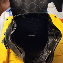 Aldo Black Backpack Medium Size 