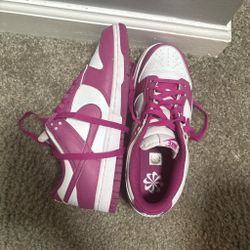 purple nike dunks