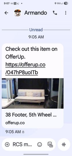 38 Footer , 5th Wheel With 3"pop Outs   Please Read Description 