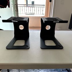 Soundrise Pro 9 Desktop Speaker Stands & Auralex MoPad XL
