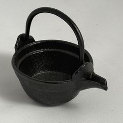 Vintage Miniature Cast Iron Coal Bucket