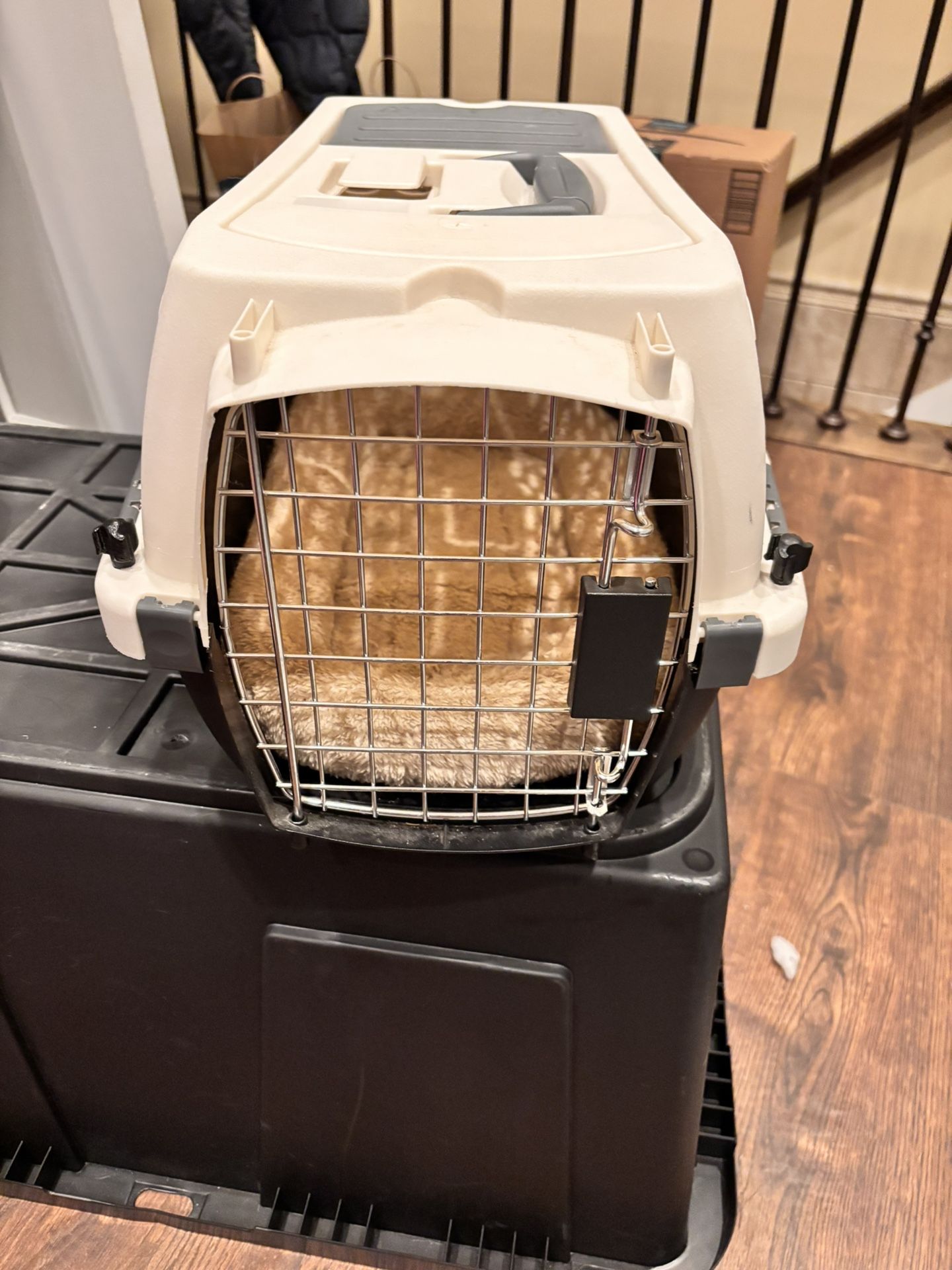 Small Pet Carrier Bed Included, excellent condition. Located in Murray cash/Venmo