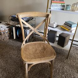 Natural Cane Farmhouse Chair