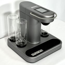 Bartesian 55300 12V DD01 Premium Cocktail Maker Machine - Gray & 4 Bottles MINT