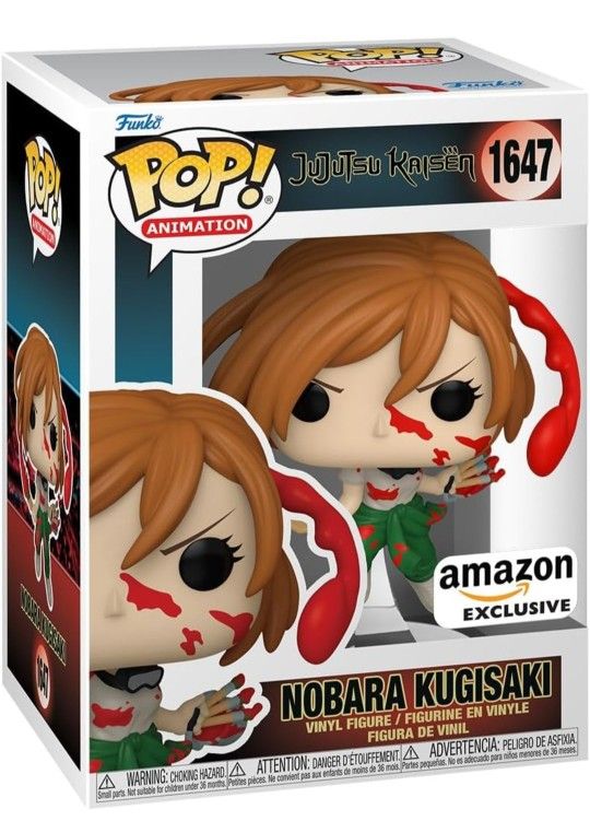 Funko Pop figure of Nobara Kugisaki from Jujutsu Kaisen