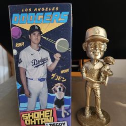 Dodgers Shohei Ohtani Gold Bobblehead 