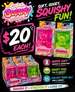 SUPER GUMMY SQUISHY BEAR